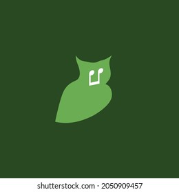Owl Music Vector for Illustration