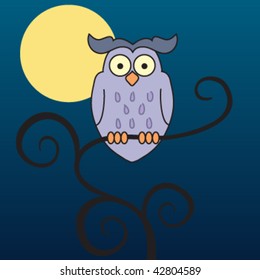 Owl in the night