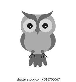 Owl, night, halloween icon vector image.Can also be used for halloween, celebration, observances and holidays. Suitable for mobile apps, web apps and print media.