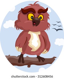 owl on a branch