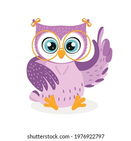 owl owls bright cute vector illustration