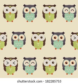 Owl pattern