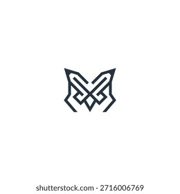 Búho en forma de lápiz de diseño de logotipo creativo.