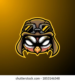 Auwl-Pilot E-Sportmaskottlogo