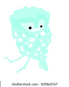 Owl Polka dots are moving, Art colouring book, hand drawn, illustration bird, T-shirt Graphics, cute cartoon characters 