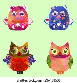 owl polygonal