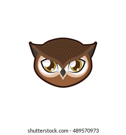 Owl portrait illustration
