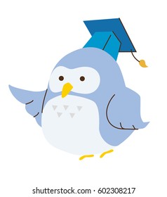 Owl professor illustration