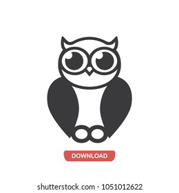 Owl sage vector icon