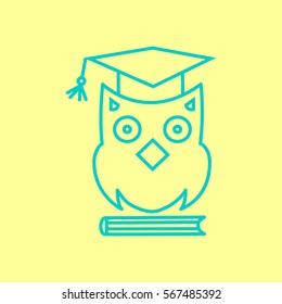 Owl science icon