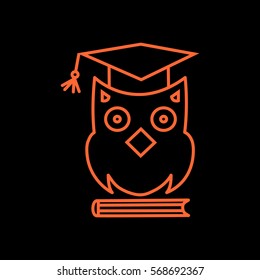 Owl science icon
