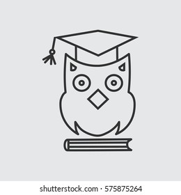 Owl science icon