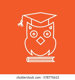 Owl science icon