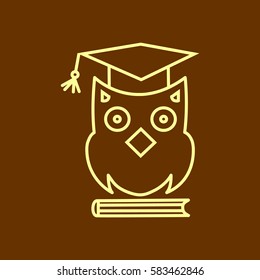 Owl science icon