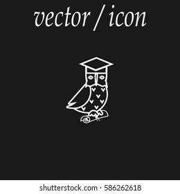 owl, science, icon