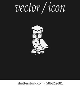 owl, science, icon