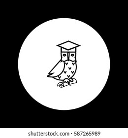 owl, science, icon