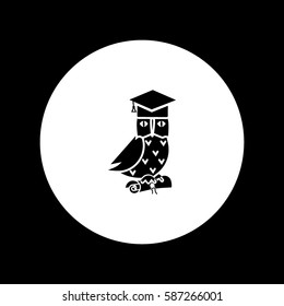 owl, science, icon