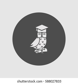owl, science, icon