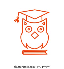 Owl science icon