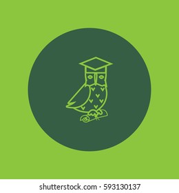 owl, science, icon