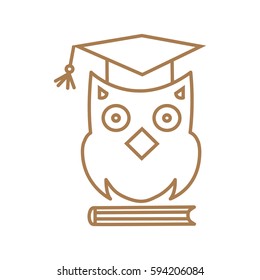 Owl science icon