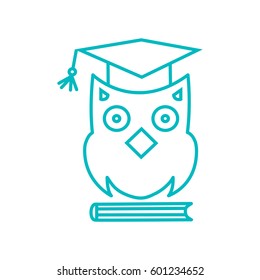 Owl science icon