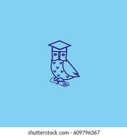 owl, science, icon
