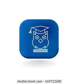 Owl science icon