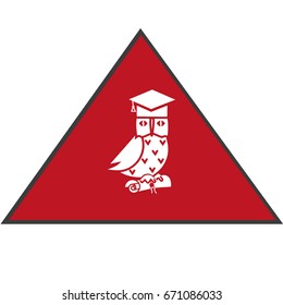owl, science, icon
