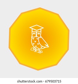 owl, science, icon