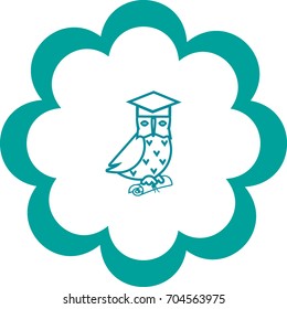 owl, science, icon