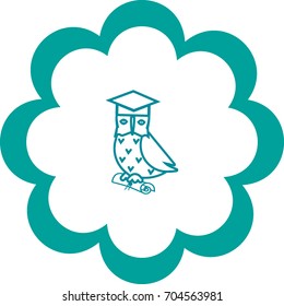 owl, science, icon