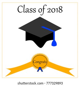 Owl with a seal for Graduates of 2018