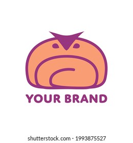 Owl Shape Snacks, Owl Logo, Owl Branding, Cute Owls, Bakery Business Logo, Business Mascot