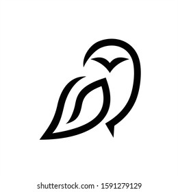 owl shield logo symbol icon creative graphic design