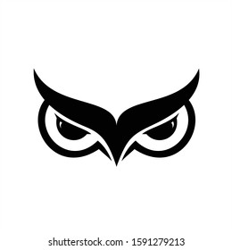 owl shield logo symbol icon creative graphic design