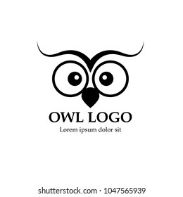 Owl Simple Logo Concept Vector Illustration Stock Vector (royalty Free 