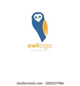 Owl Simple Logo Template Design Vector Stock Vector (Royalty Free ...