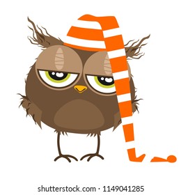 
	Owl with sleep hat