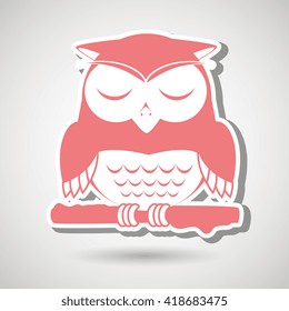 owl sleeping design 