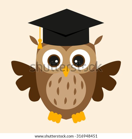 Owl Study Stock Vector (Royalty Free) 316948451 - Shutterstock