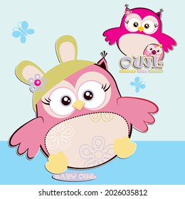 owl sweets is suitable for use for drawing t-shirts, sleeping or casual clothes for girls, accessories covers or coloring paper and everything related to it.