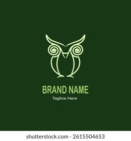 	“Stylish Owl Symbol Representing Intelligence and Clarity in Branding” 