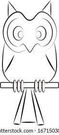 owl  symbol for the work 