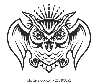 Owl tattoo