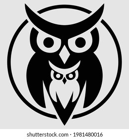 owl tattoo silhouette clip art