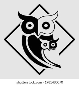 owl tattoo silhouette clip art