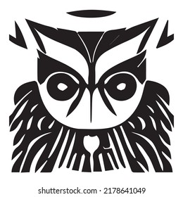 Búho - Tattoo Sticker - listo para imprimir arte