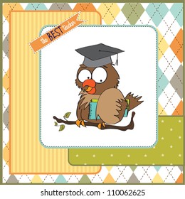 Owl Teacher  in vector format